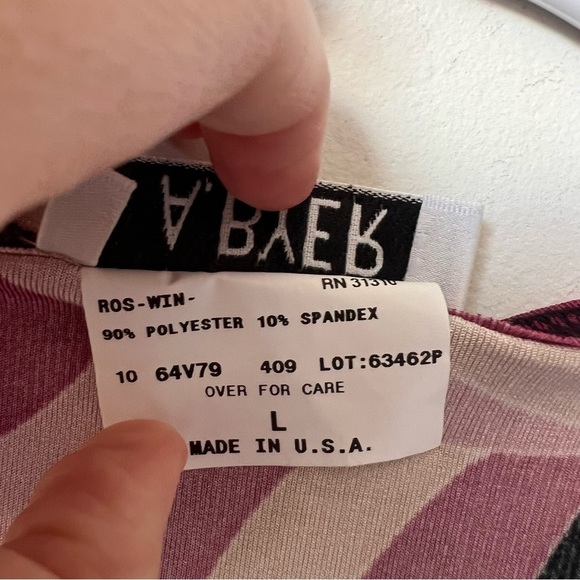 Vintage A. Byer Groovy Abstract Print Tank Top - Picture 4 of 5